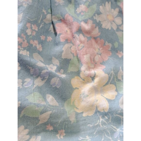 Vtg Bryan Baby Girl 6-9 Months Floral Tiered Dress Pastel Lace Bow Collar 2 Pc - Picture 3 of 13